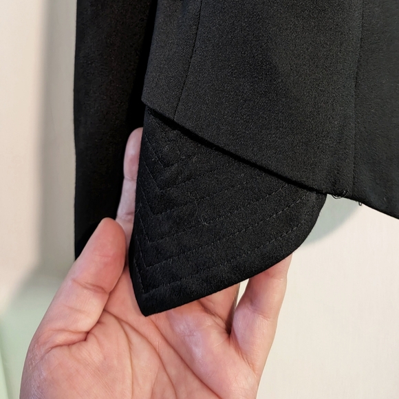 Urban Outfitters Silence+ Noise Perfect Blazer Black padded shoulder size L - Picture 5 of 8